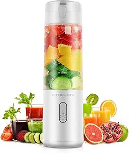 Batidora de Vaso Portátil 350 ml, Mini Mezclador Recargable ...