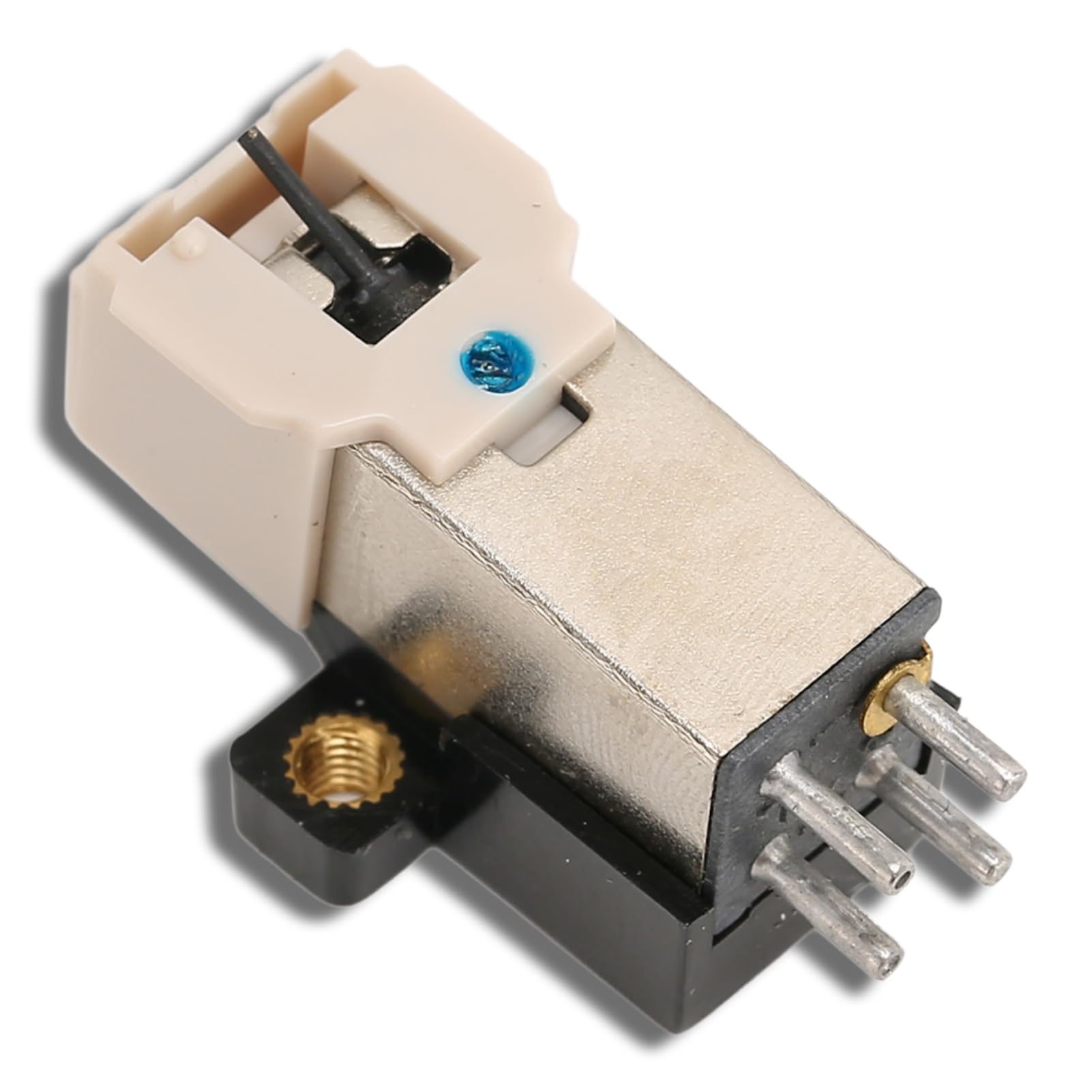 Sxhlseller Magnetic Cartridge Stylus, Record Player Needle Replacement, Double Stylus for Turntable Phonograph