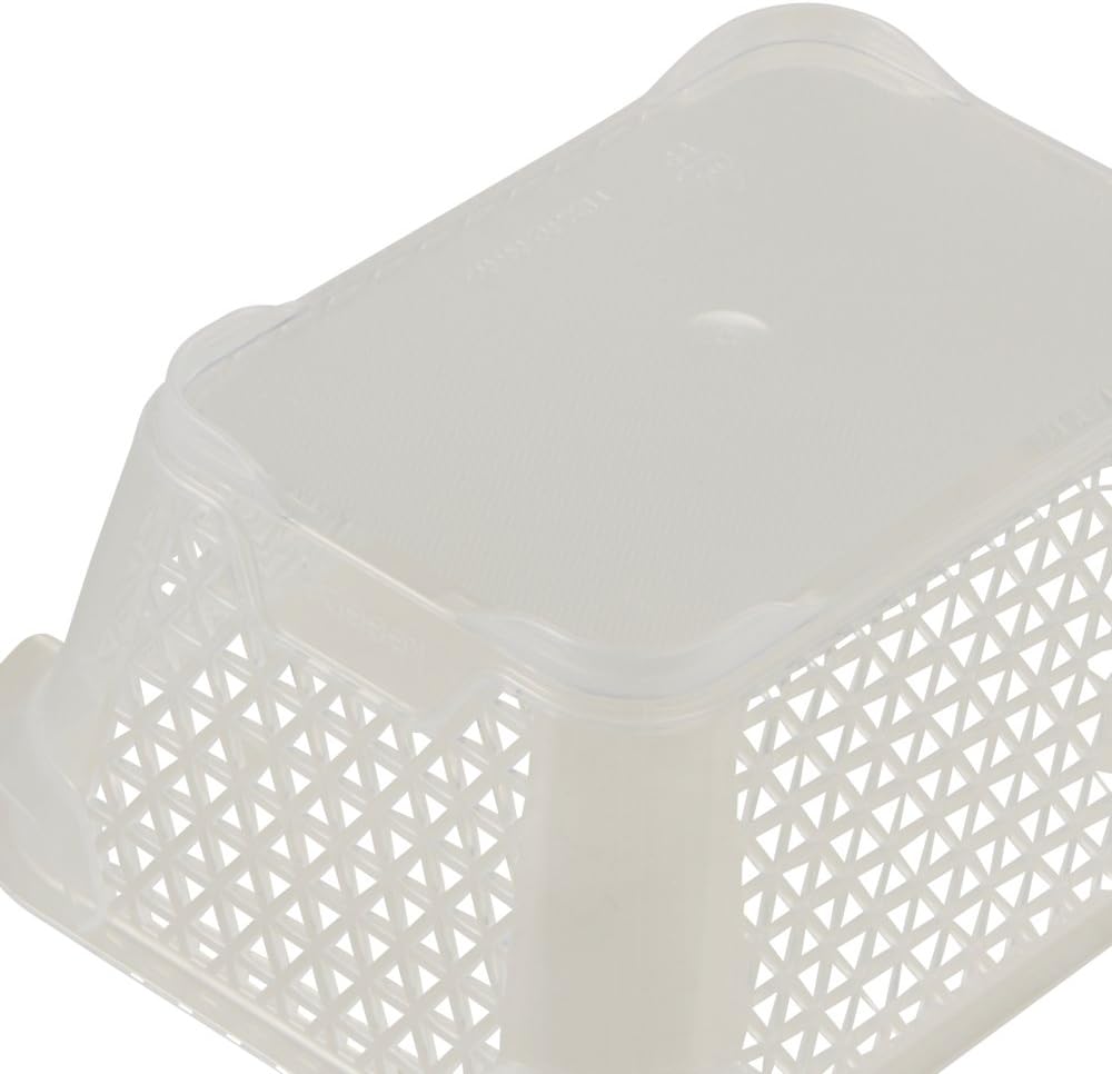 keeeper Mini Storage Basket, Stackable, A7 Size, 16x12x7 cm, Mirko, Transparent, DIN A7 - Image 4