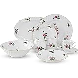 Lynns Paradise 45-Piece Vintage Rose Dinnerware