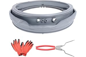 WADOY MDS47123608 WM8100HVA Washer Door Boot Gasket Seal Parts Compatible with LG Kenmore Washing Machine WM8000HVA/HWA, WM4070HVA/HWA,WM4270HWA, Replace AP5668418, 2673936, PS6448330