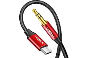 VIOY Aux to USB C 3.3 FT, Type C to Aux-3.5 MM Male Audio Cord for Car, USB-C to Headphone Jack Stereo Cable Compatible with iPhone 15/15Plus/Pro/Pro Max, Galaxy S23 Ultra iPad Pro Air Pixel 7…