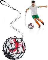 Ainiv Soccer Ball Net Kicker 1PC Trainer for Size 3-5 Footballs Black view 8