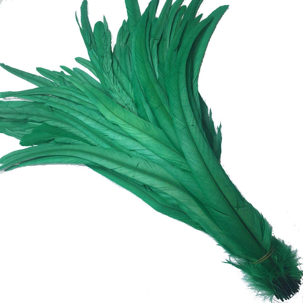 Red Shekyeon 12 14inch Rooster Tail Feather Used Hats Costume Decoration Pack Of 50 Feathers Boas Kolenik Arts Crafts Sewing