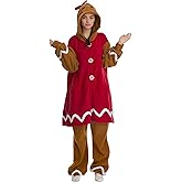Cypood Adult Onesie Pajamas Costume Halloween Christmas Cosplay Unisex Party Costume