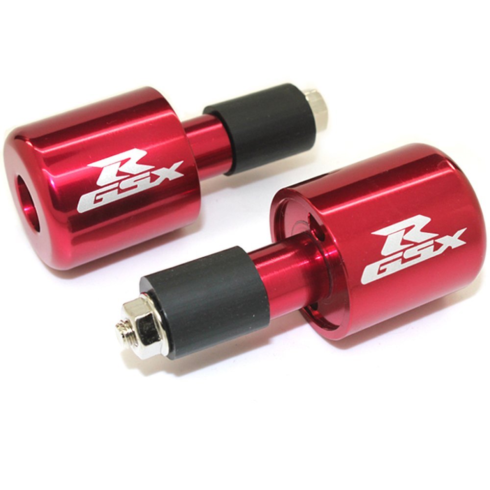 GT-Speed Red"GSXR" Bar Ends for Suzuki GSXR 600 750 1000 1100 TL1000 SV650 SV1000S Hayabusa Katana 600 750 Bandit 1200 (READ Product description for Model & Year spcification)