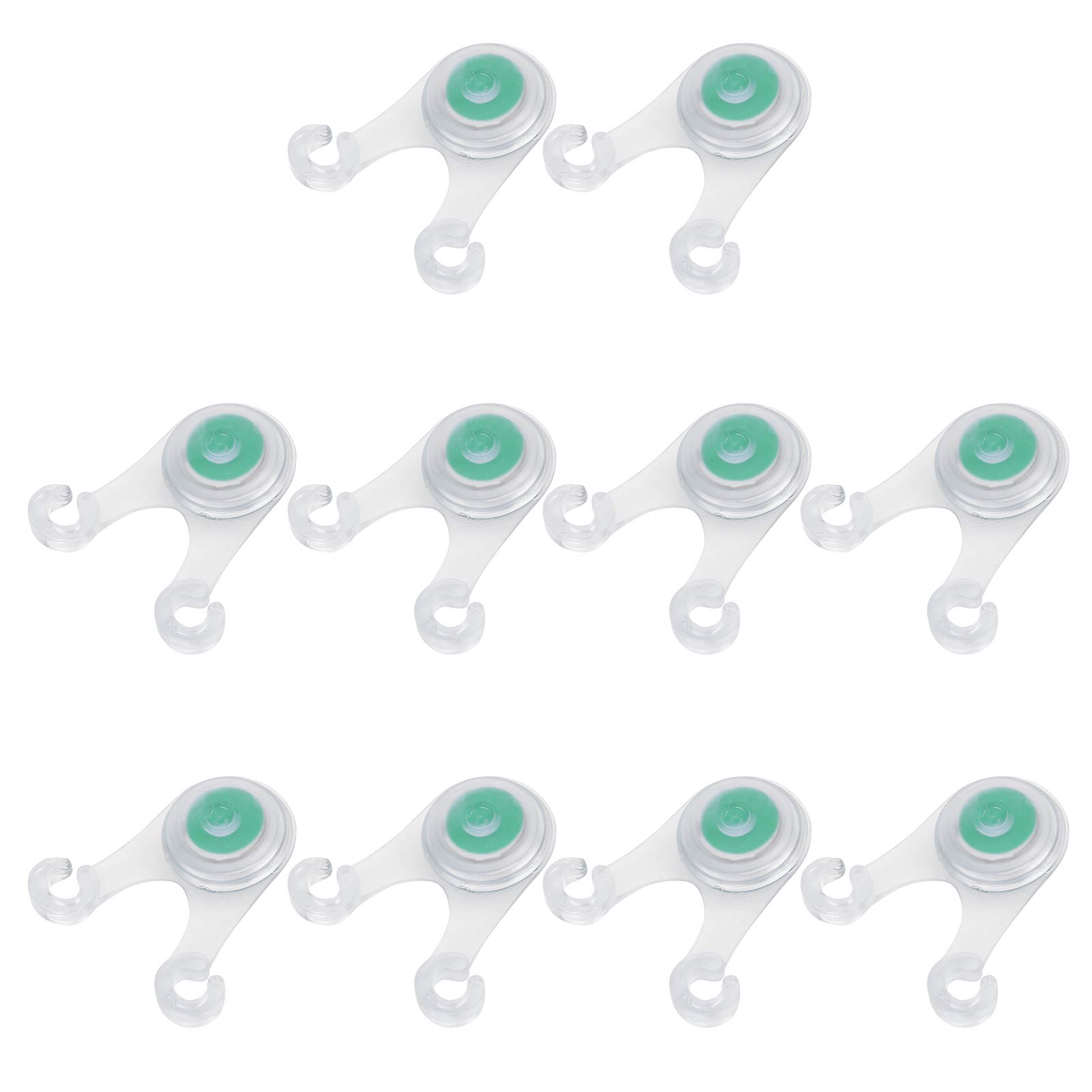 LED Camping Rope Light, Portable Silicone Green Illumination Outdoor String Lights 10pcs Hanging Warning Guard for Campers Hikers Emergency Events Outdoor Adventures Festivals