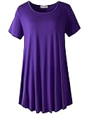 LARACE Plus Size Tops for Women Short Sleeve Shirts