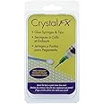 The Beadsmith Glue Syringes - CrystalFX - 4 Syringes, 4 Tips and 2 caps - Use with Thick Viscosity Glues - Precision Adhesive