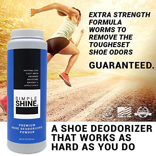 NEW Premium Shoe Deodorizer Powder Foot Powder Shoe Odor Eliminator Large 8 oz Fresh Smell - Thumbnail 2