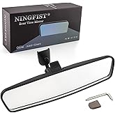 Rear View Mirror Accessories - NINGFIST Premium Wide Angle Rearview Mirror with Mounting Base,Universal Type Fit for Toyota, Ford, Jeep, Hyundai, Kia, Nissan, Subaru, Mazda, Chevrolet and More