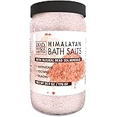 Dead Sea Collection Himalayan Bath Salts – Pure Dead Sea Minerals and Himalayan Pink Salt - Nourishing Soothing and Relaxing Skin and Muscle – 34.2 Oz