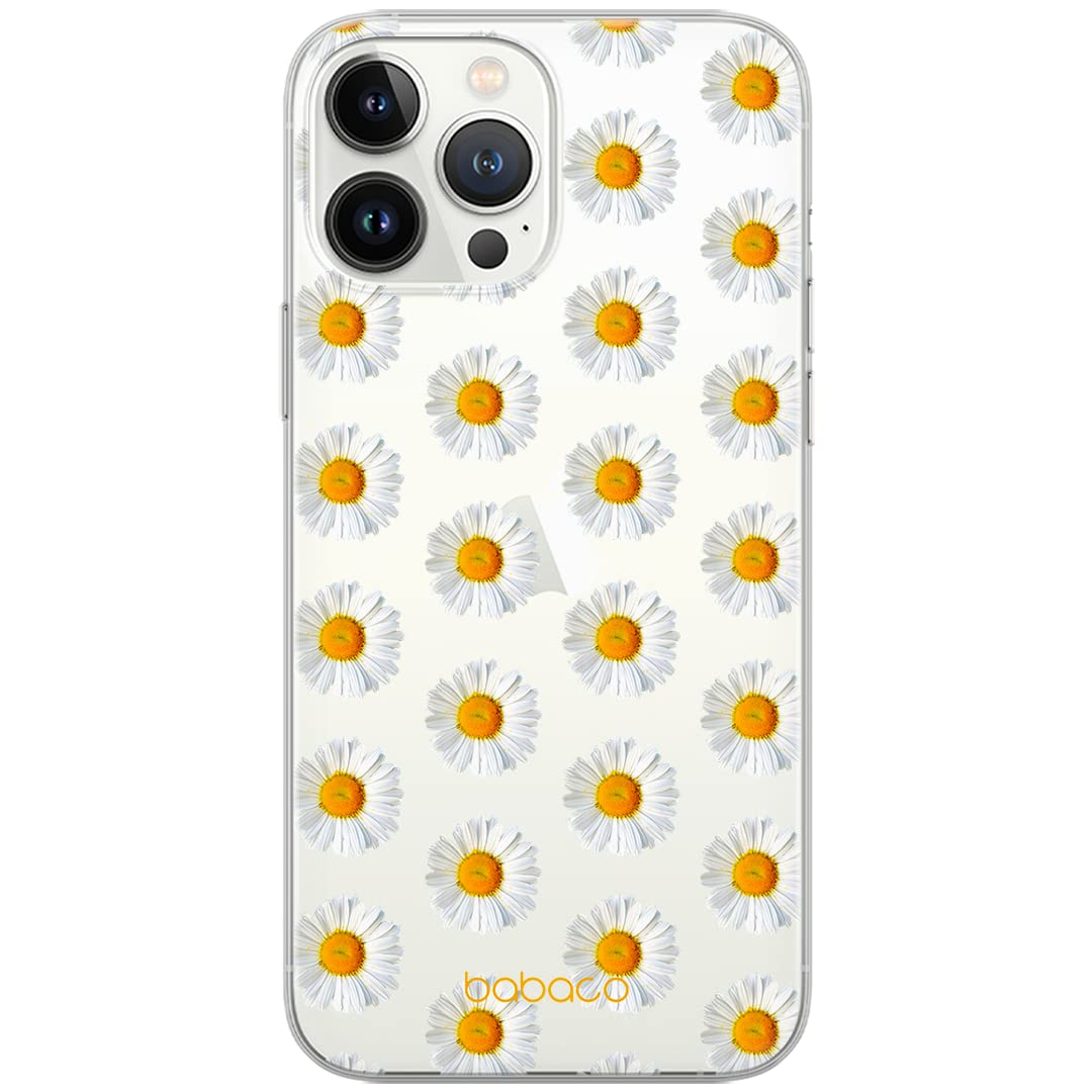 Babaco ERT GROUP mobile phone case for Oppo A53 / A53S original and officially Licensed pattern Flowers 009 optimally adapted to the shape of the mobile phone, partially transparent