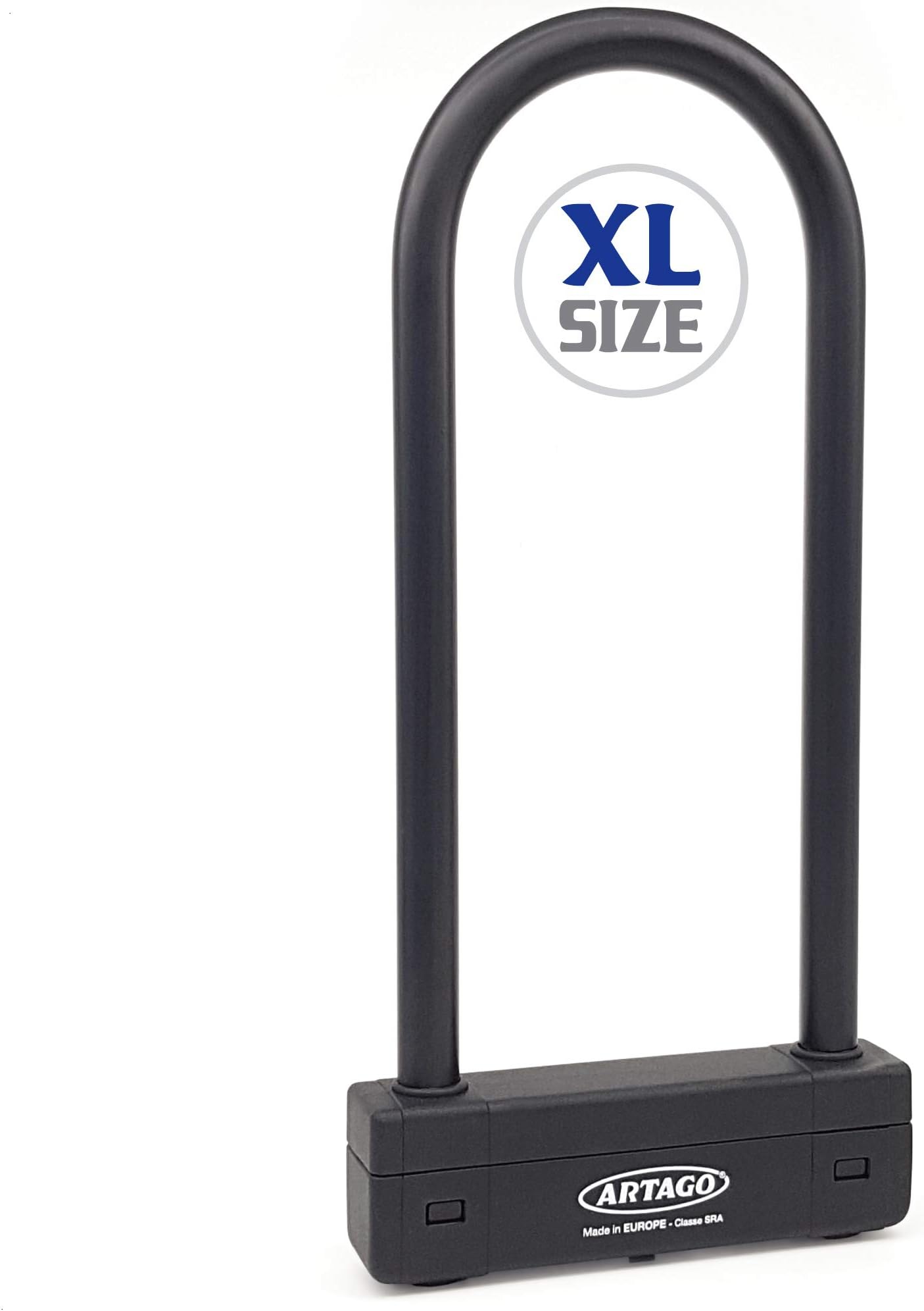 Artago 18XL Motorcycle Bicycle U-LOCK 330 mm x 115 mm (12.99 inch x 4.52 inch) Maximum Security Level XL size