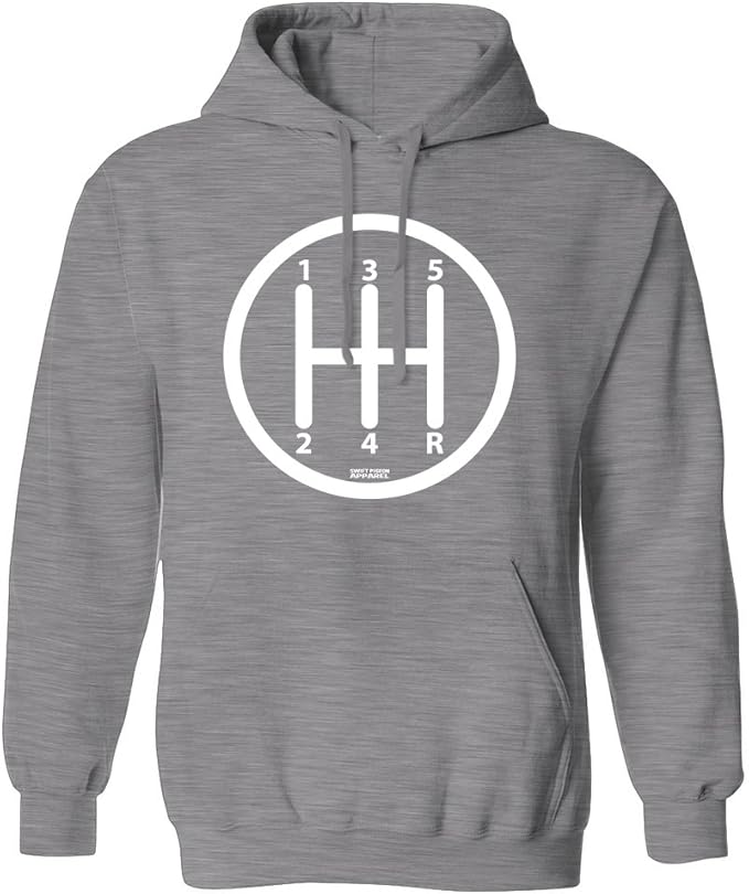 Gear Shift Knob Manual Transmission Driver Mens Hoodie
