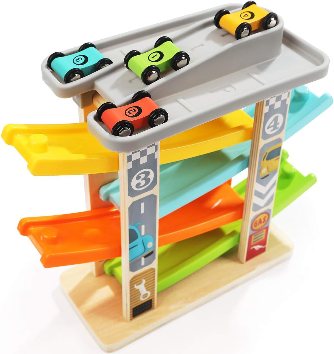 TOP BRIGHT Car Ramp Toy for 1 2 Year Olds Toddler Boy Gifts