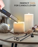 RONXS Lighter Electric Lighter Windproof Plasma Rechargeable Candle BBQ Camping view 7