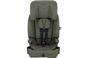 Safety 1st 3-in-1 Harness Booster Car Seat – 10-Position Adjustable Headrest, Fits 3 Across, Lightweight & Portable High-Back