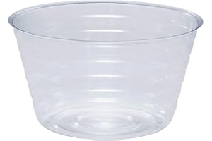 CURTIS WAGNER PLASTICS CORP. CWP L-0061 Heavy Gauge Vinyl PVC Plastic Basket Liner, 6-Inch Diameter, Clear