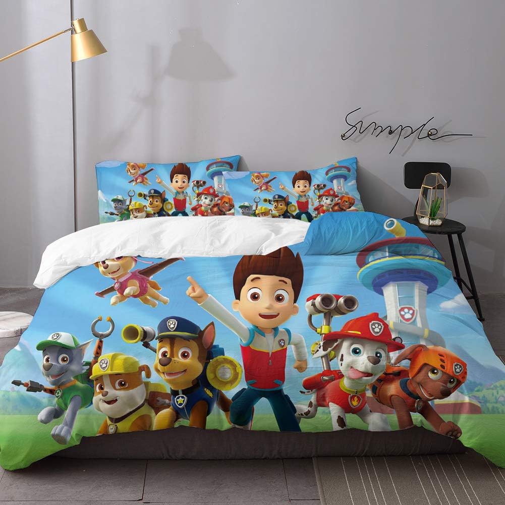 paw patrol queen bedding set