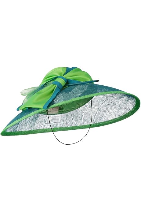 Two Tone Large Bow Fashion Sinamay Hat 