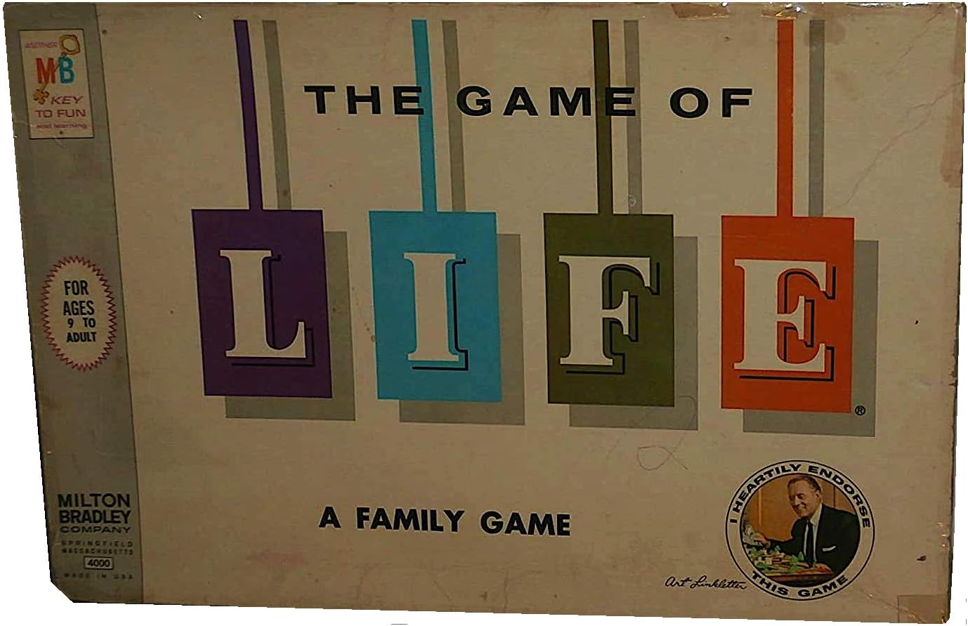 Vintage The Game of Life Family Board Game - 1960 Edition