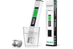 ZUOLYM 4 in 1 TDS Meter Digital Water Tester,Water Tester for Drinking Water,PPM Meter with TDS/EC/Temp(°C,°F) Function, TDS Water Tester for Home,Aquarium,Restaurant,Hand Held,OneSize