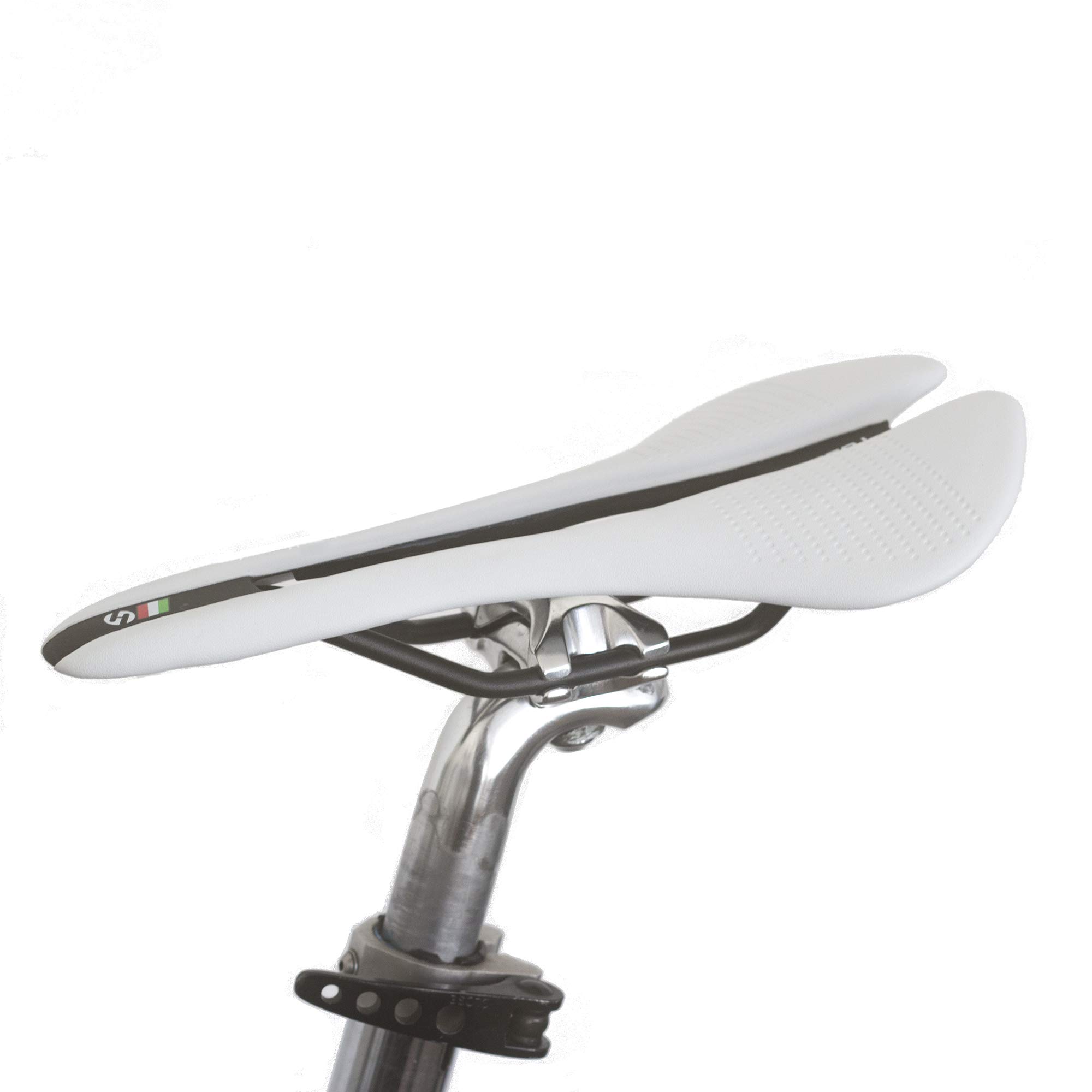 Lightweight Saddle for BROMPTON (145 grams less than the standard Brompton saddle) WHITE