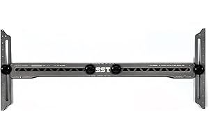 STUPID SIMPLE TOOLS SST - Stair Gauge & Layout Tool - Accurately Measure Angles, Lengths & Edges - Durable CNC Aluminum Construction - Removable Pins for Precise Transfer of Stair Treads, Risers - 3-Year Warranty