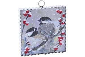 The Round Top Collection - Rozie Winter Chick-a-Dee's - Wood and Metal