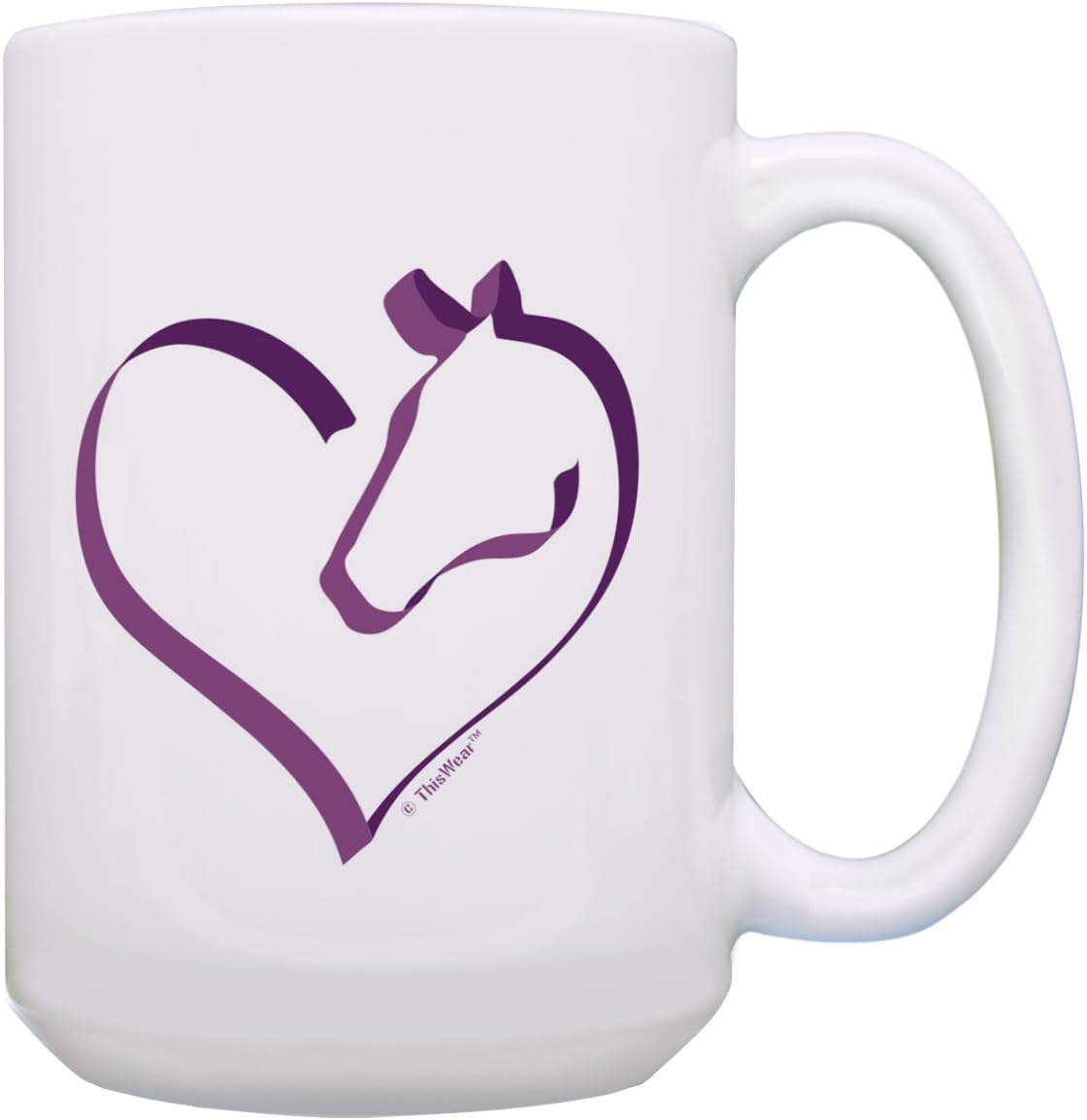 Horse Mug Horse Heart Mug Horse Lover Gifts for Women Horse