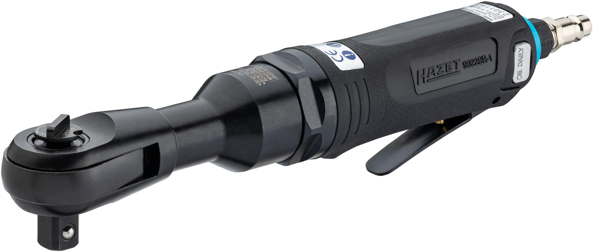 Hazet 9022SR-1 280 mm Powerful Pin Clutch Mechanism Impact Ratchet - Multi-Colour