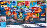 Hot Wheels City Mega Car Wash Playset with Color Shifters Car view 6