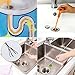 Vastar 4 in 1 Drain Snake Hair Drain 3 Pack Clog Remover Cleaning Tool and 1 Pack Drain Relief Tool