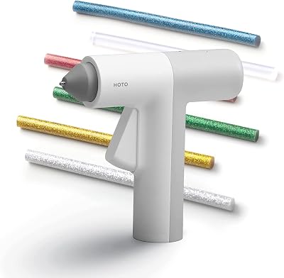 Pistolet à Colle Chaud Sans Fil, Style Minimaliste, Chauffage 30s