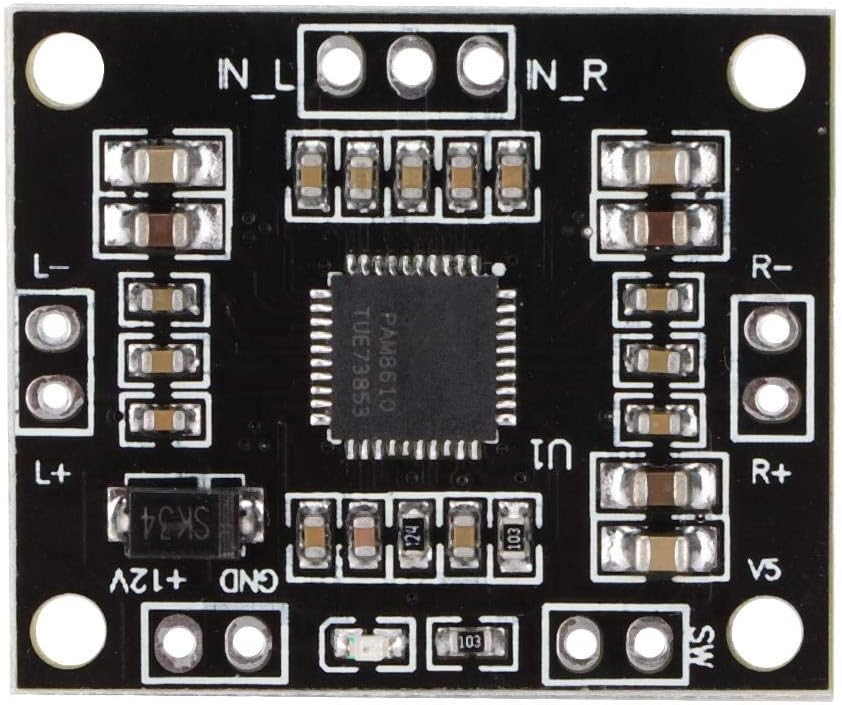 Lazmin Digital Amplifier Board PAM8610 Driver Modules, Audio Power Amplifier 2 15W Dual Channel,Zhide