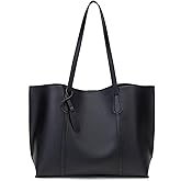 Tote Bag for Women, Work Travel Handbags Ladies PU Leather Office Weekender Purses with Zipper Shoulder Bags