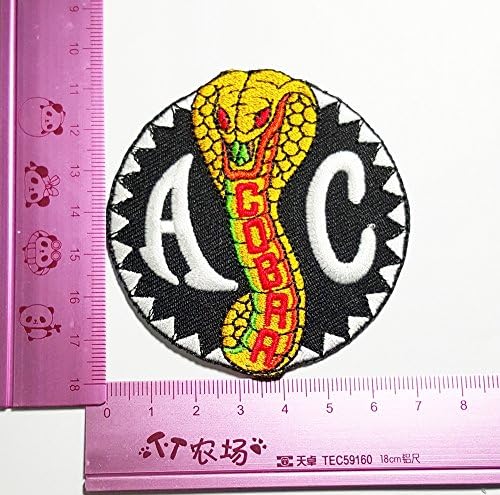 Ford Mustang Shelby Cobra Racing Cars Motorsport Patch Logo Sew Iron on Embroidered Appliques Badge Sign Costume