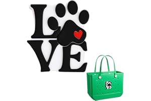 AOIFES Charms for Bag, Insert PVC Rubber Personalizing Decorative Compatible with Handbag, Beach Tote, Rubber Beach Bag Accessories