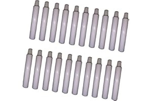 Sclmgo Empty Aluminum Paint Tubes, Toothpaste Storage, Refillable Container, Packaging Sample Bottles for Travel, 20Pcs 5ml