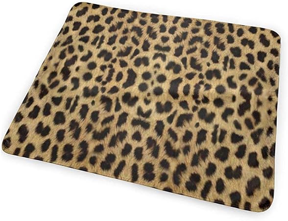 leopard print baby changing mat