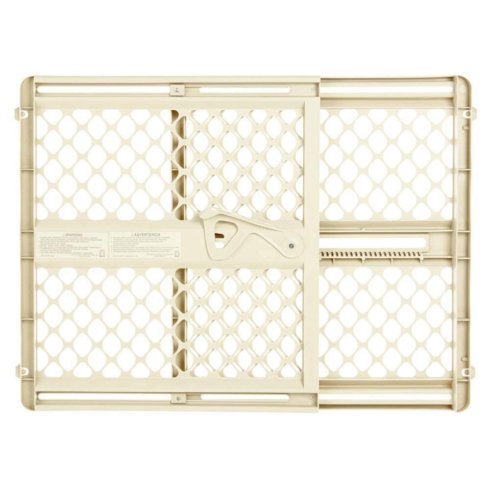 Photo 1 of (USED/FAIR) (BAGGED) Toddleroo by North States - Supergate Ergo Baby Gate: Plastic Baby Gate for Stairs & Doorways - Adjustable Indoor Safety Gate - Made in USA - 26 to 42 Inches Wide - 26 Inches Tall - Ivory