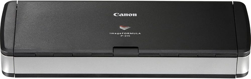 Canon imageFORMULA P-215II Mobile Document Scanner Black Mac Windows Card