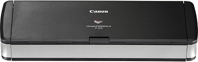 Canon imageFORMULA P-215II Mobile Document Scanner Black Mac Windows Card