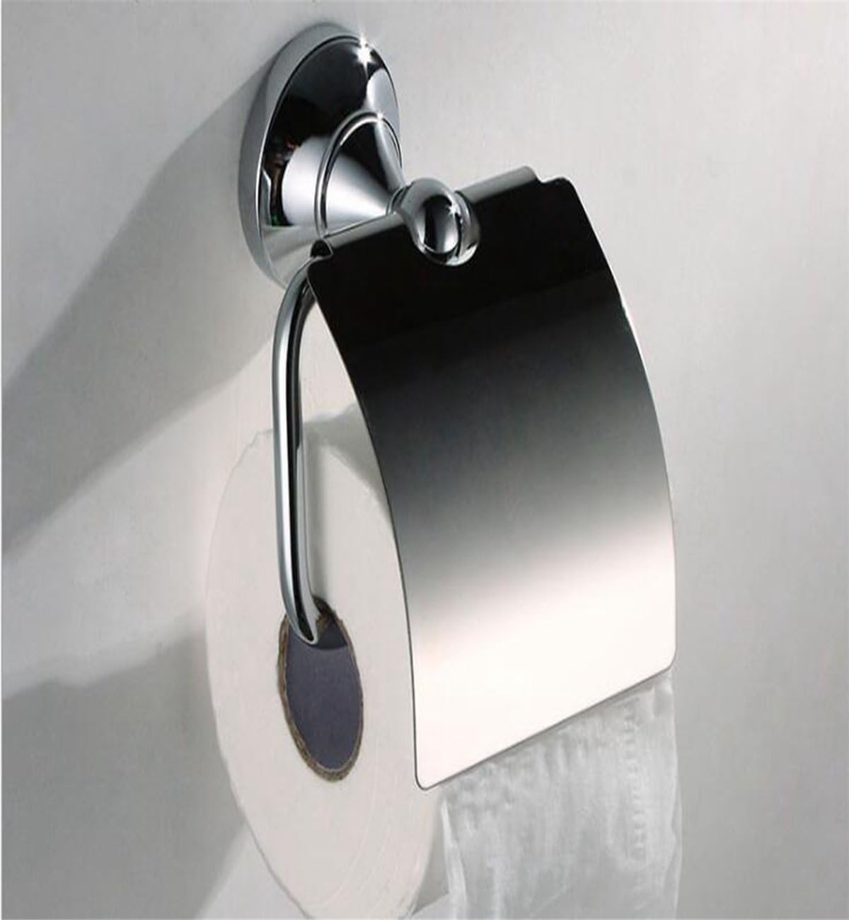 Sucastle® 130*120*140(mm) copper Wall Mounted Bathroom Toilet Paper Holders Self Adhesive Toilet Paper Holder Wall Mount Contemporary Style