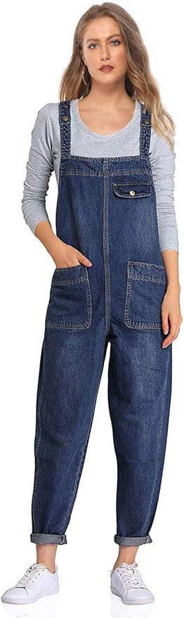ladies baggy dungarees