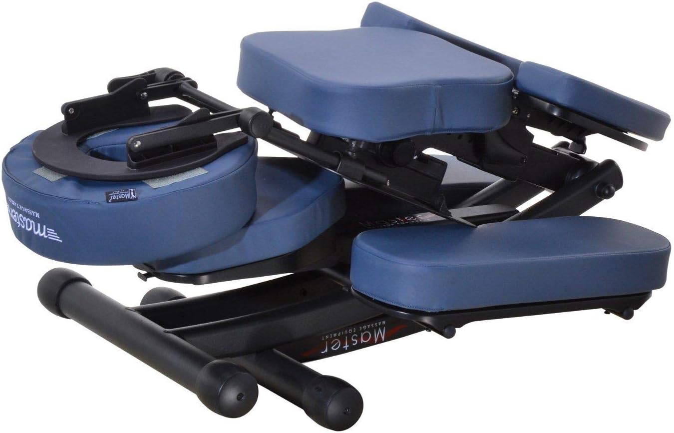 Master Massage Rio Portable Massage Chair, Royal Blue, Lightweight 24 lbs, Aluminum Foldable Frame, Fully Adjustable - Image 5