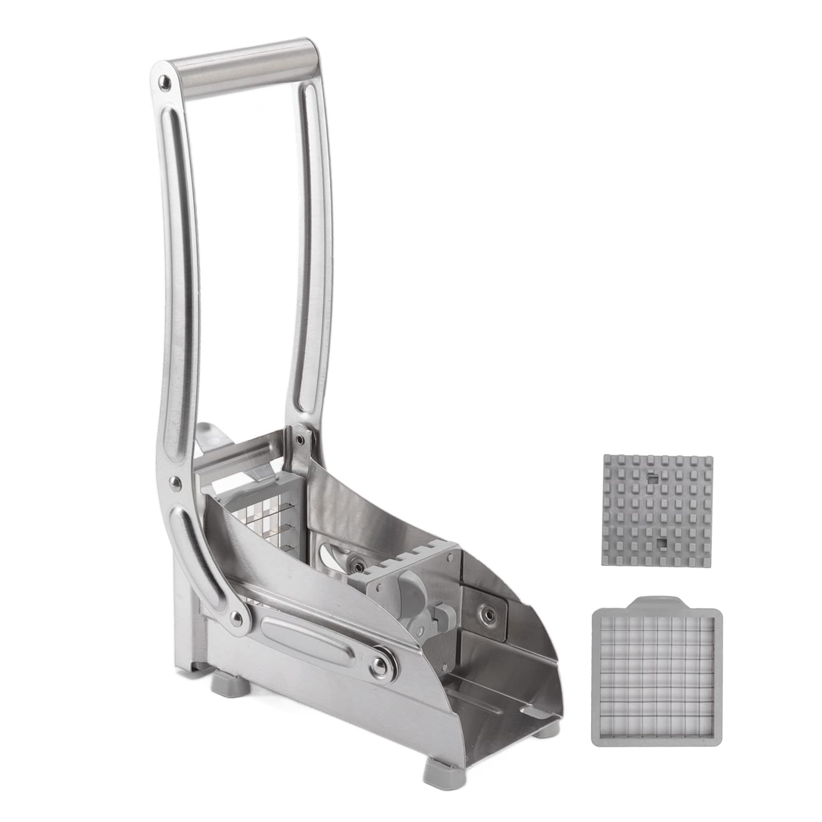 Stainless Steel French Fry Cutter, Vegetable and Potato Slicer Potato Cutter Potato Chipper Fries Cutter Machine Home Kitchen Tool