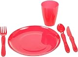 MUQU 21pcs Picnic Set - Lightweight Dinnerware for Camping & BBQ view 6