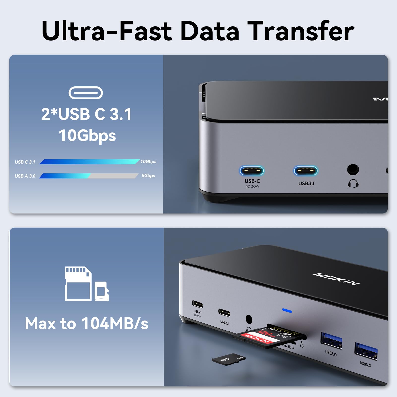Mua 8K USB C Laptop Docking Station,Docking Station 3 Monitors with 1 ...